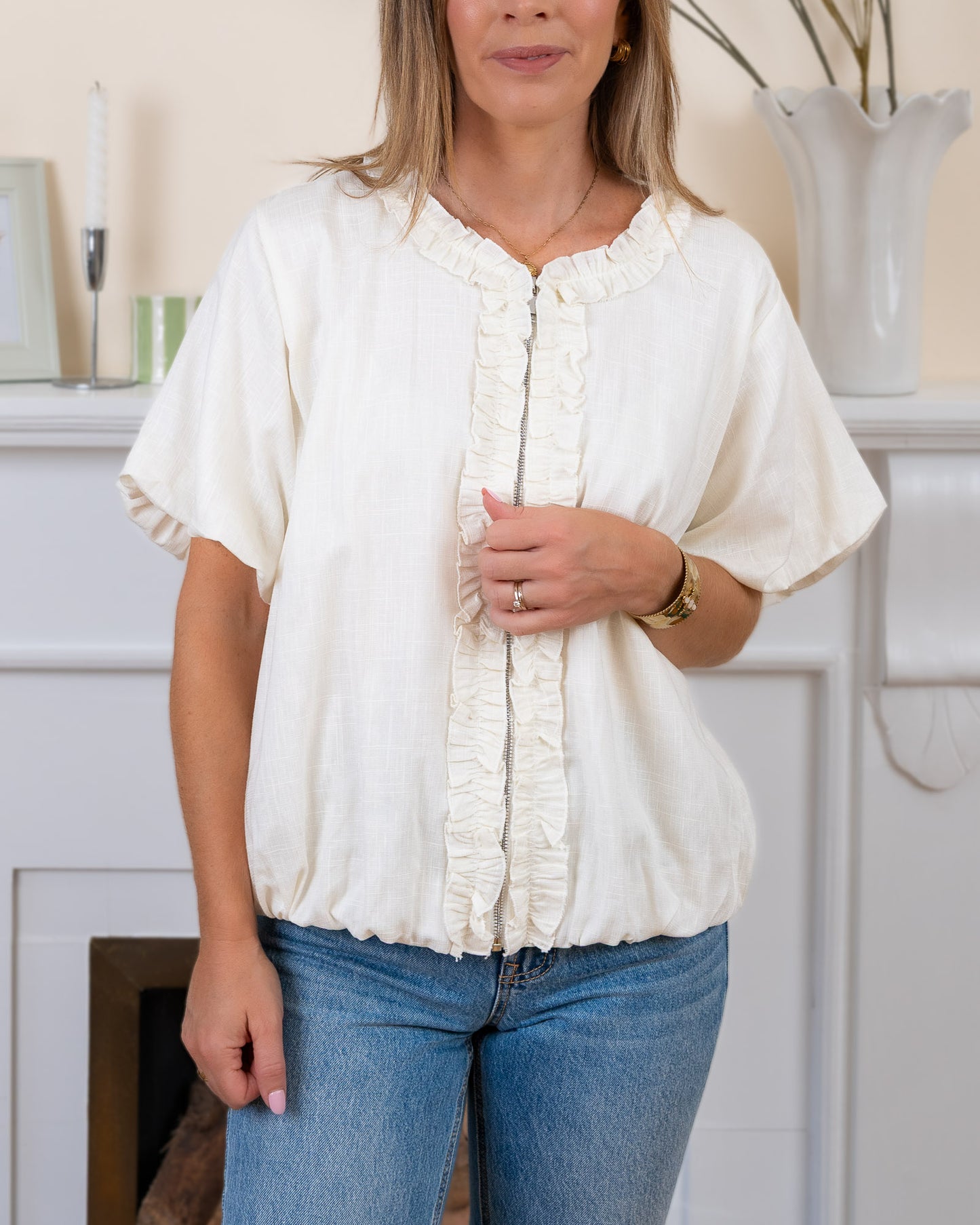 Ecru Claire Blouse