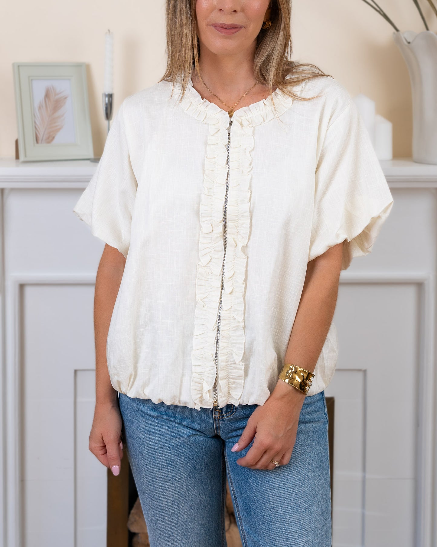 Ecru Claire Blouse