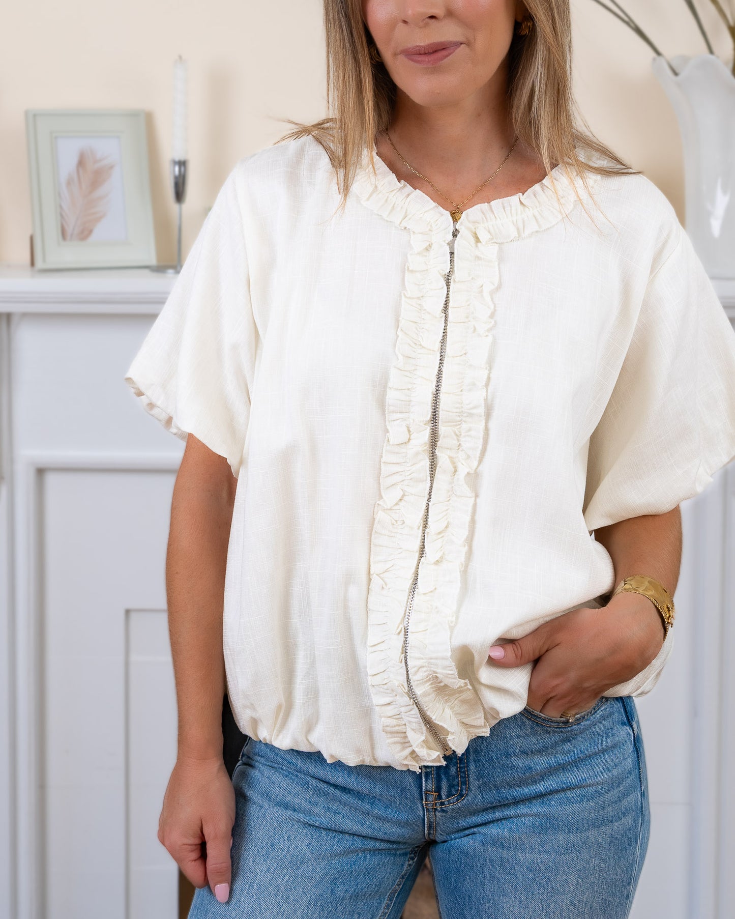 Ecru Claire Blouse