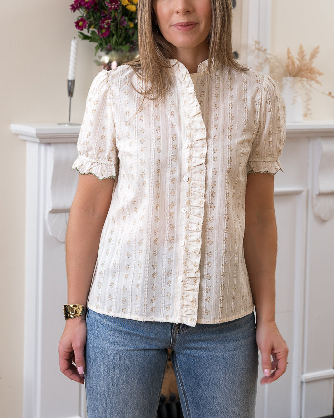 Ecru Clarisse Blouse