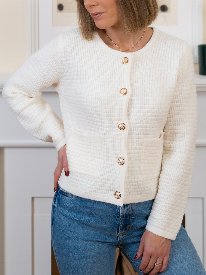 Ecru Gabriel Cardigan