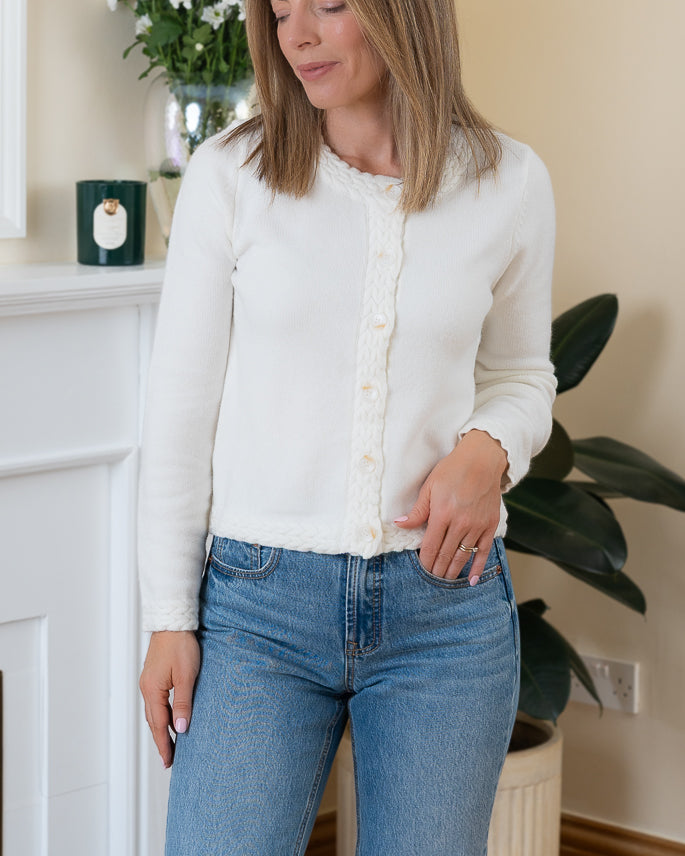 Ecru Leona Cardigan