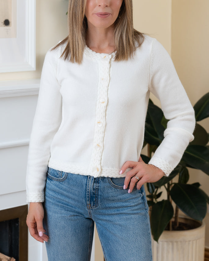 Ecru Leona Cardigan