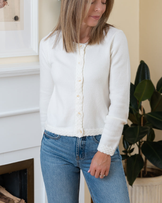 Ecru Leona Cardigan