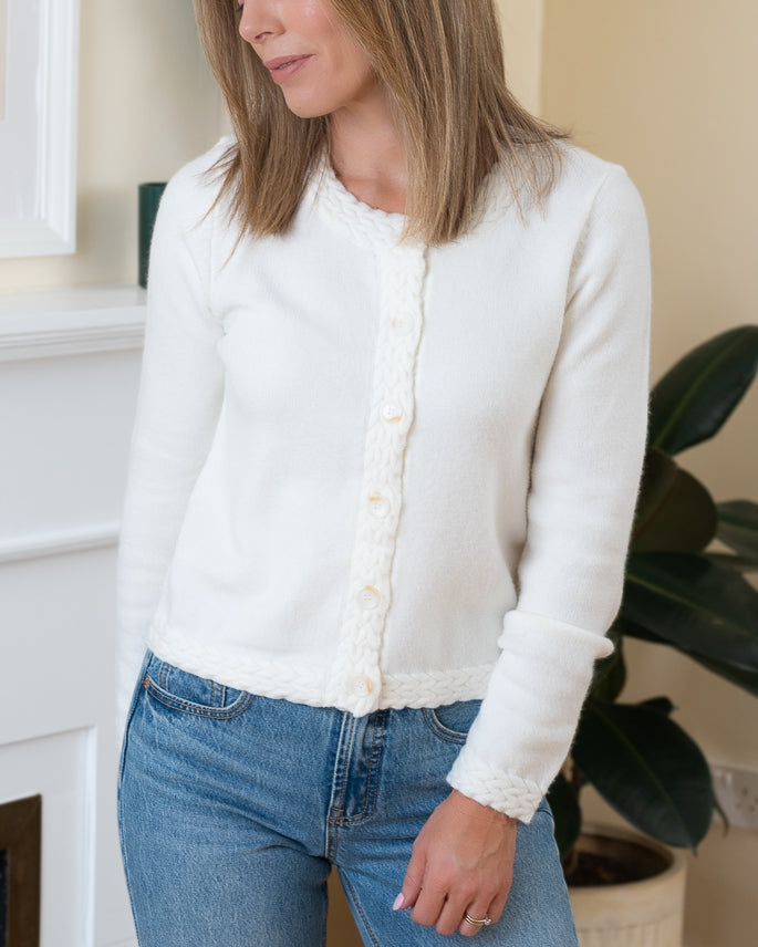 Ecru Leona Cardigan