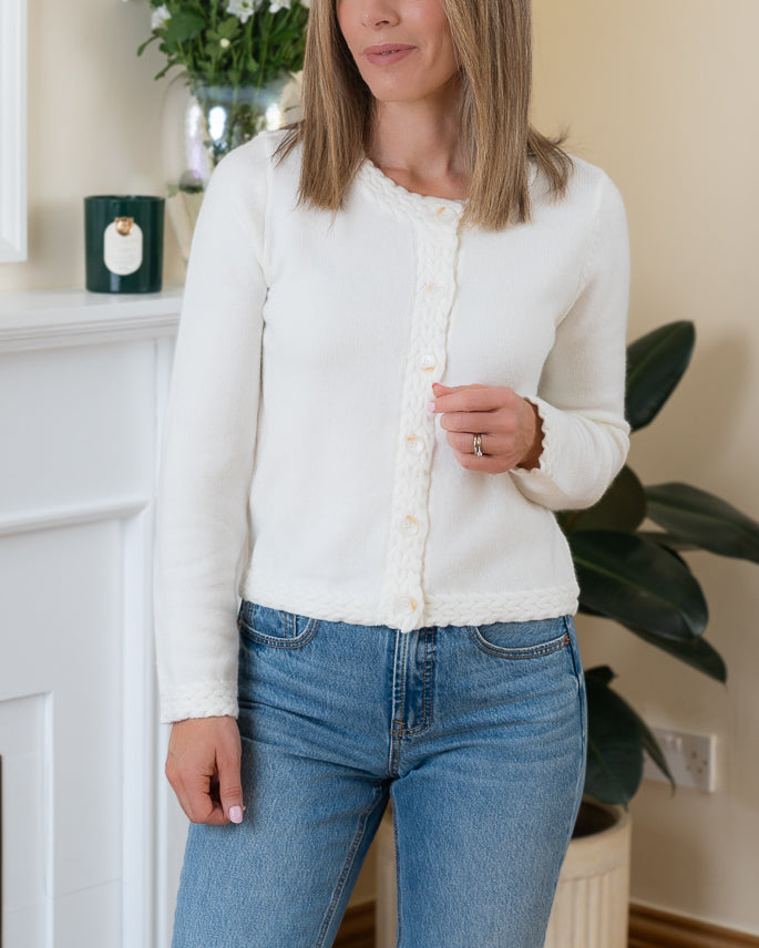 Ecru Leona Cardigan