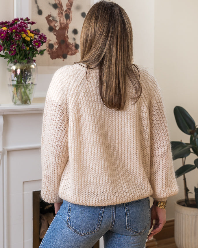 Soft Ecru Ollie Cardigan