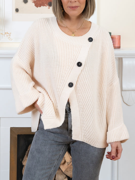 Ecru Oz Cardigan