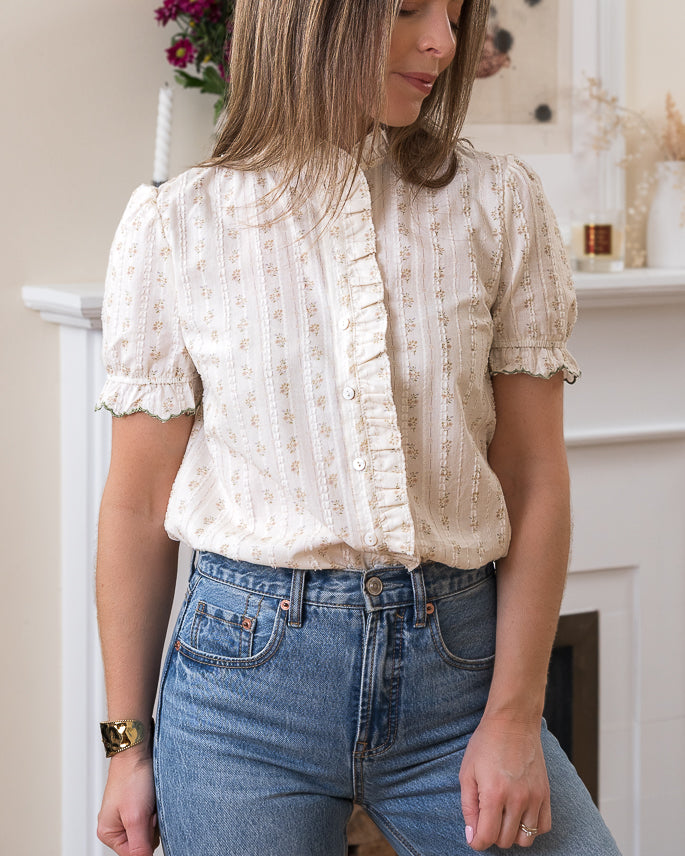 Ecru Clarisse Blouse