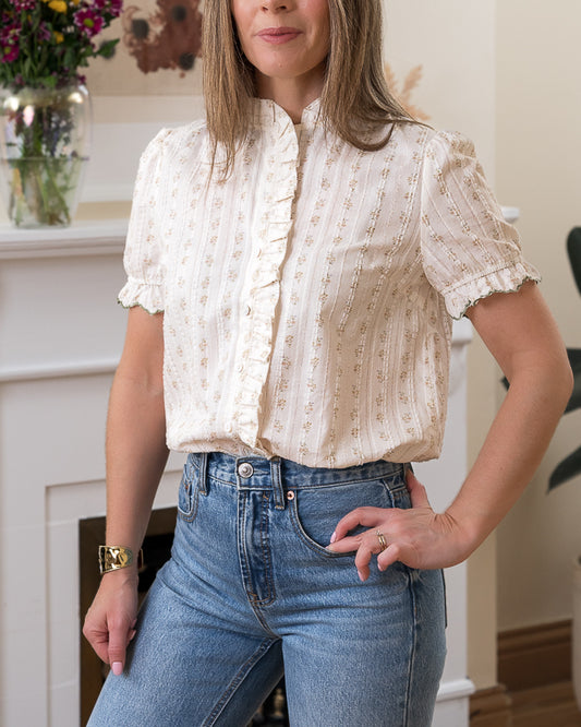 Ecru Clarisse Blouse