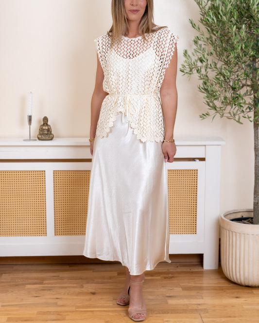Ecru Greece Dress