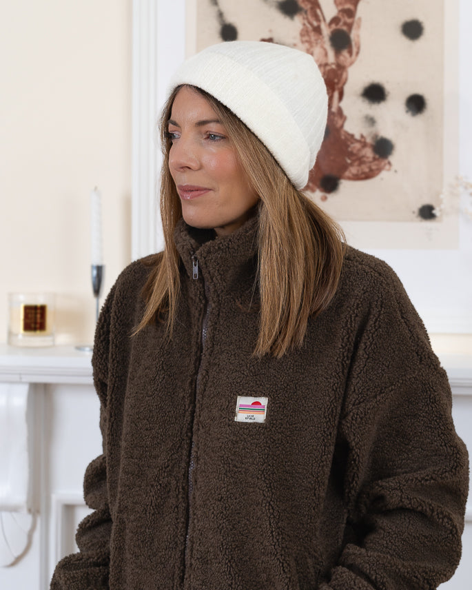 Ecru alpaca Willow hat