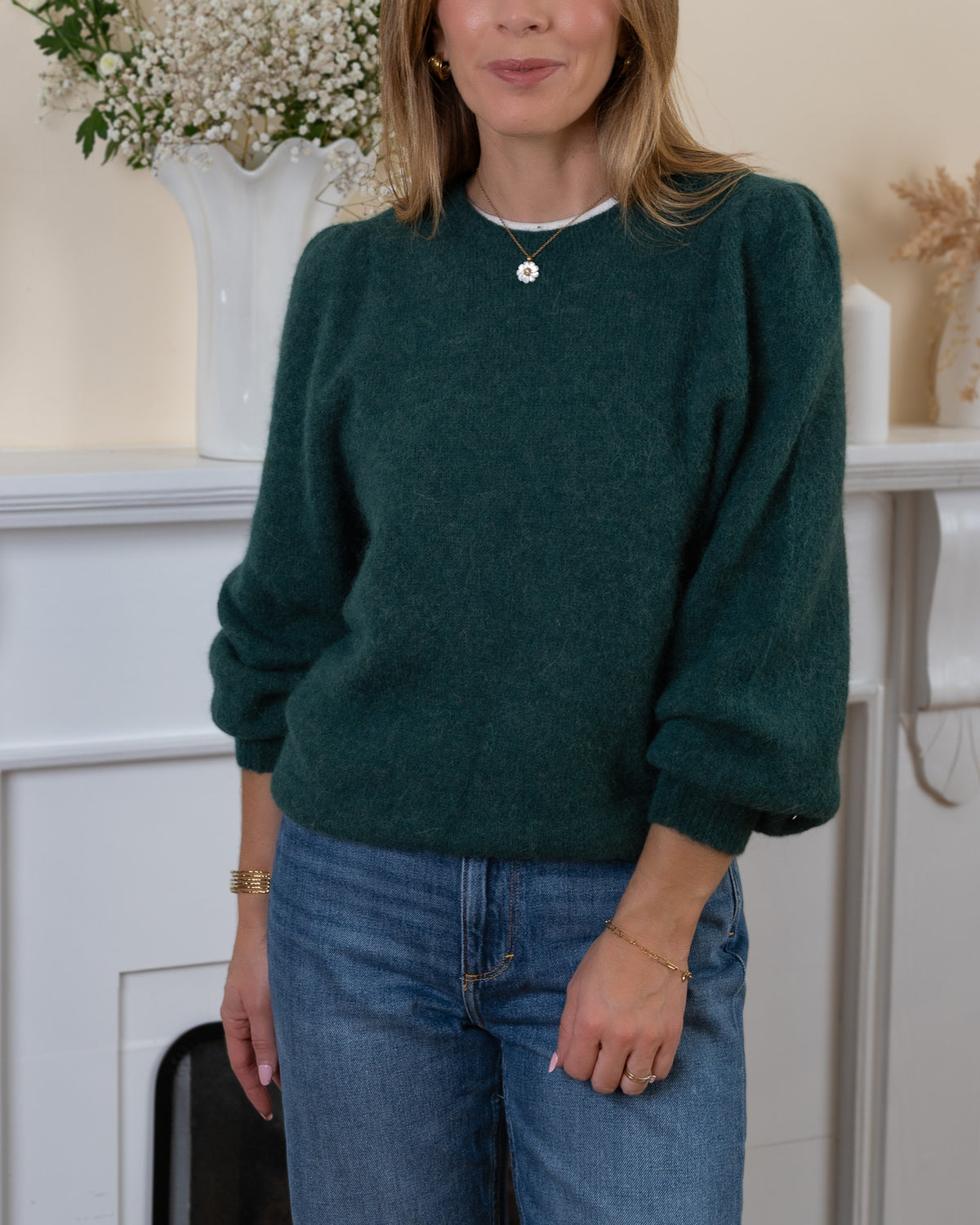 Forest Green Alpaca Jumper