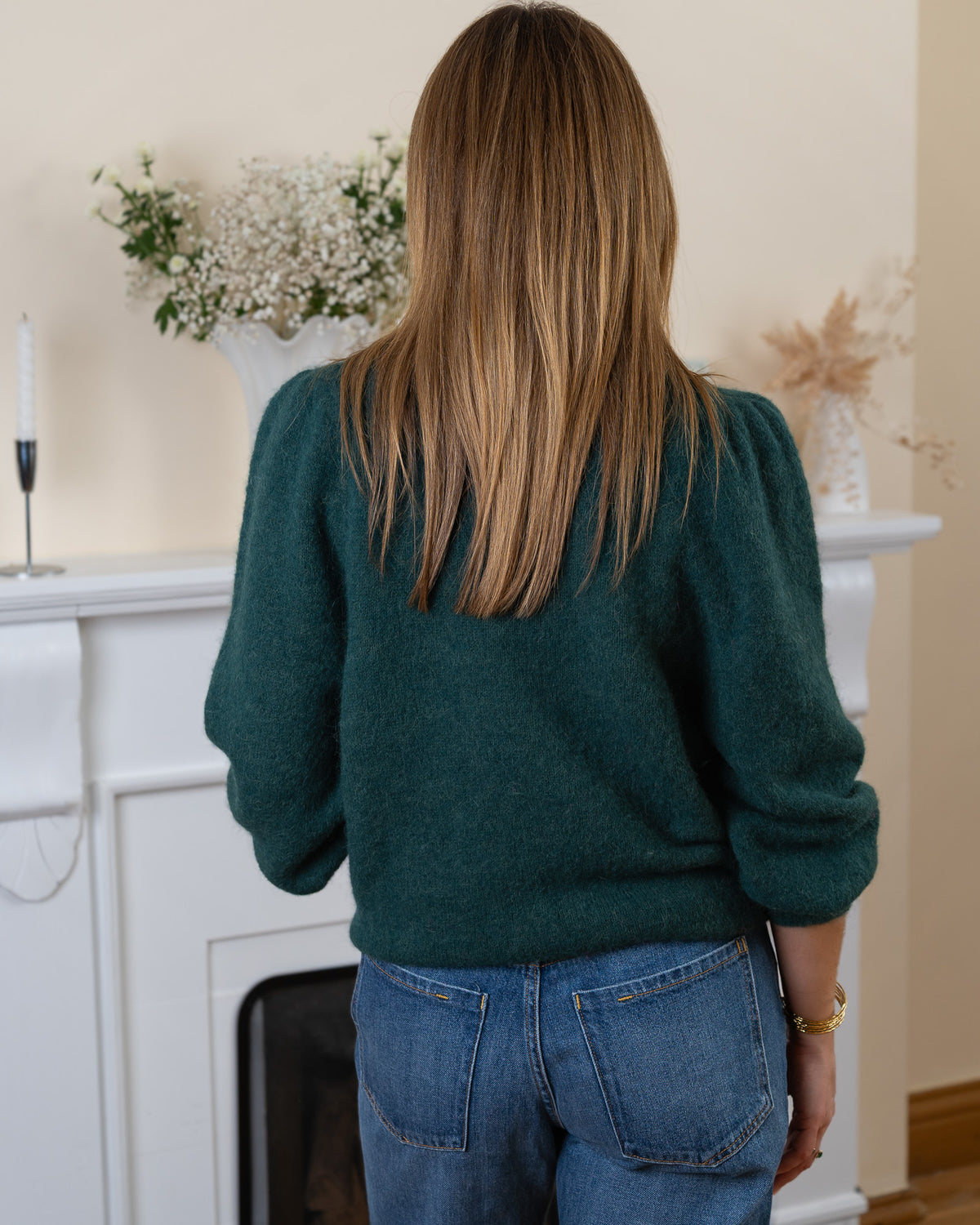 Forest Green Alpaca Jumper