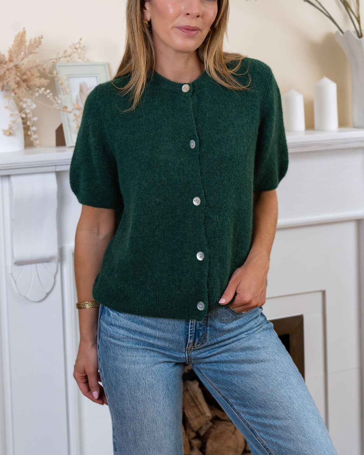 Forest Green Anna Cardigan