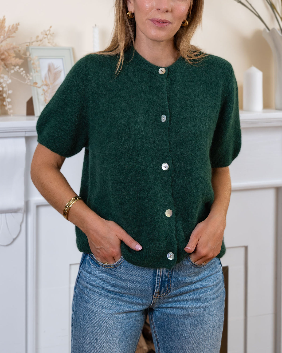 Forest Green Anna Cardigan