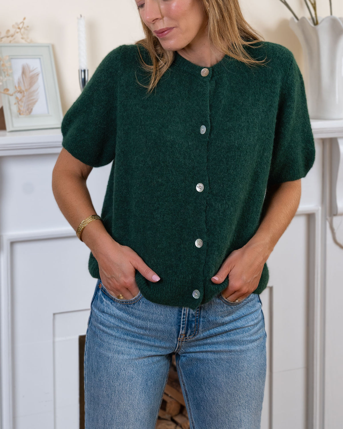 Forest Green Anna Cardigan