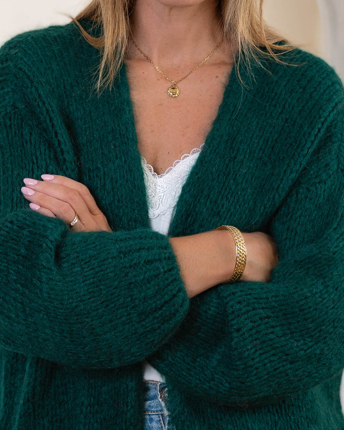 Forest Green Audrey Cardigan