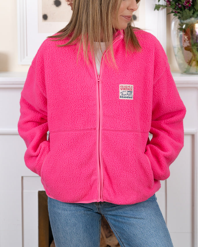 Fuchsia Sandy Fleece