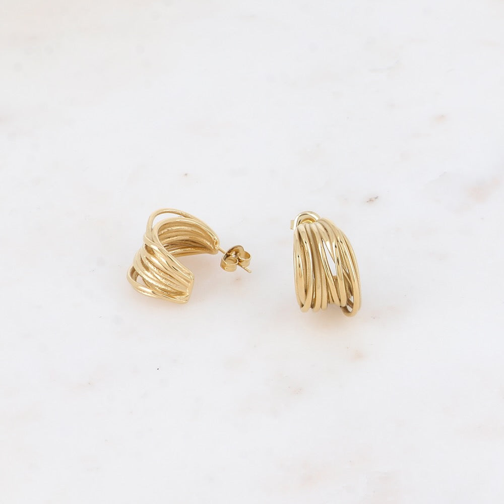 Gold Assna Earrings