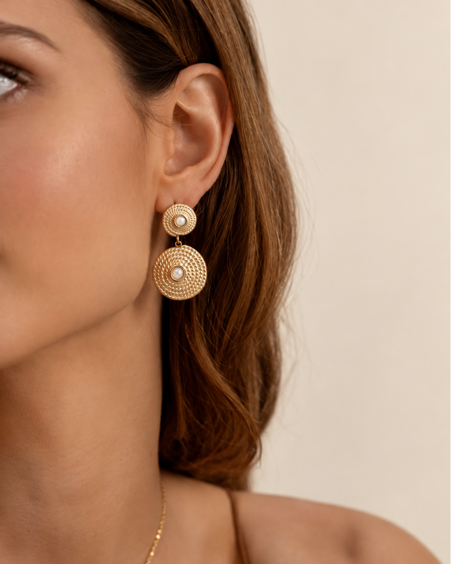 Gold Neora Earrings