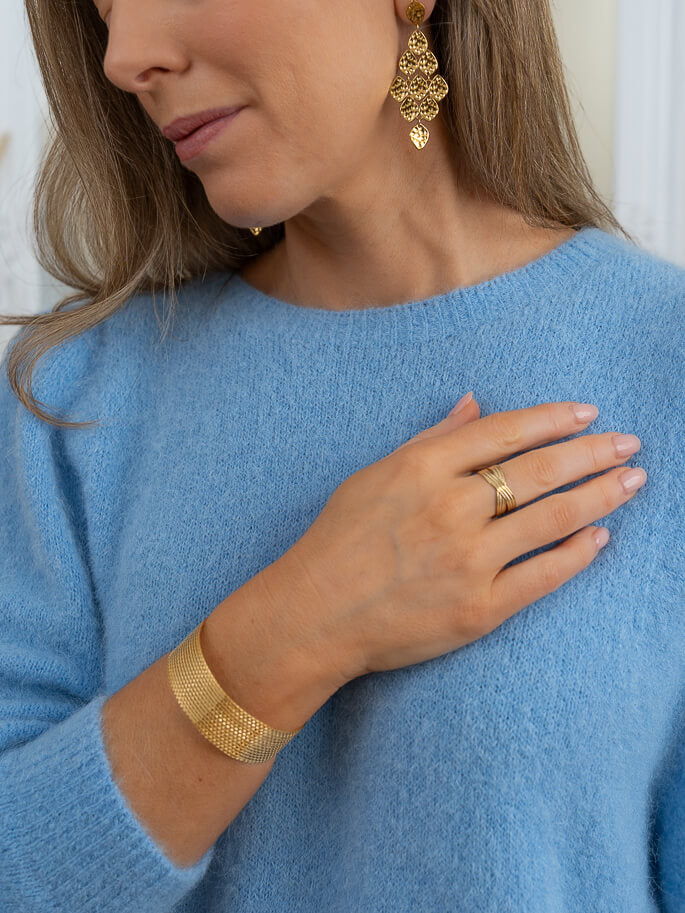 Golden Cuff Bracelet