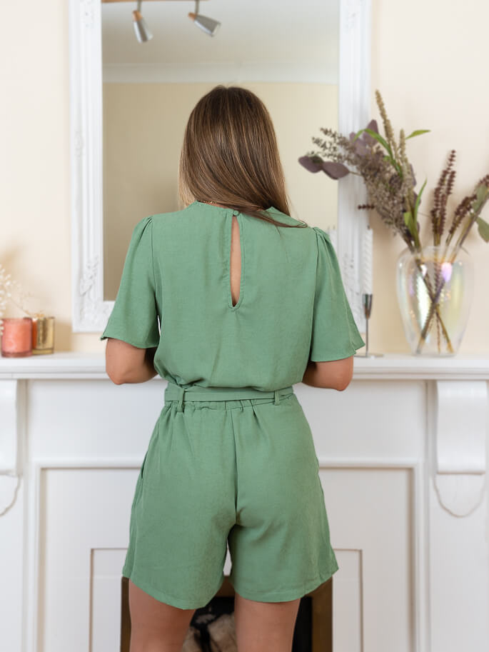 Green Alba Jumpsuit