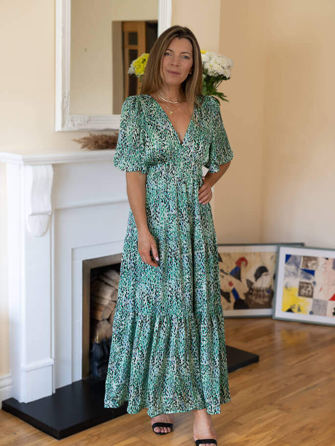 Green Cléo Dress