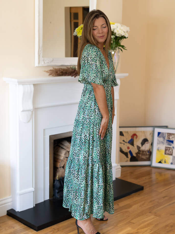 Green Cléo Dress