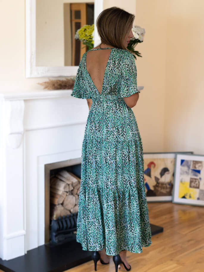 Green Cléo Dress