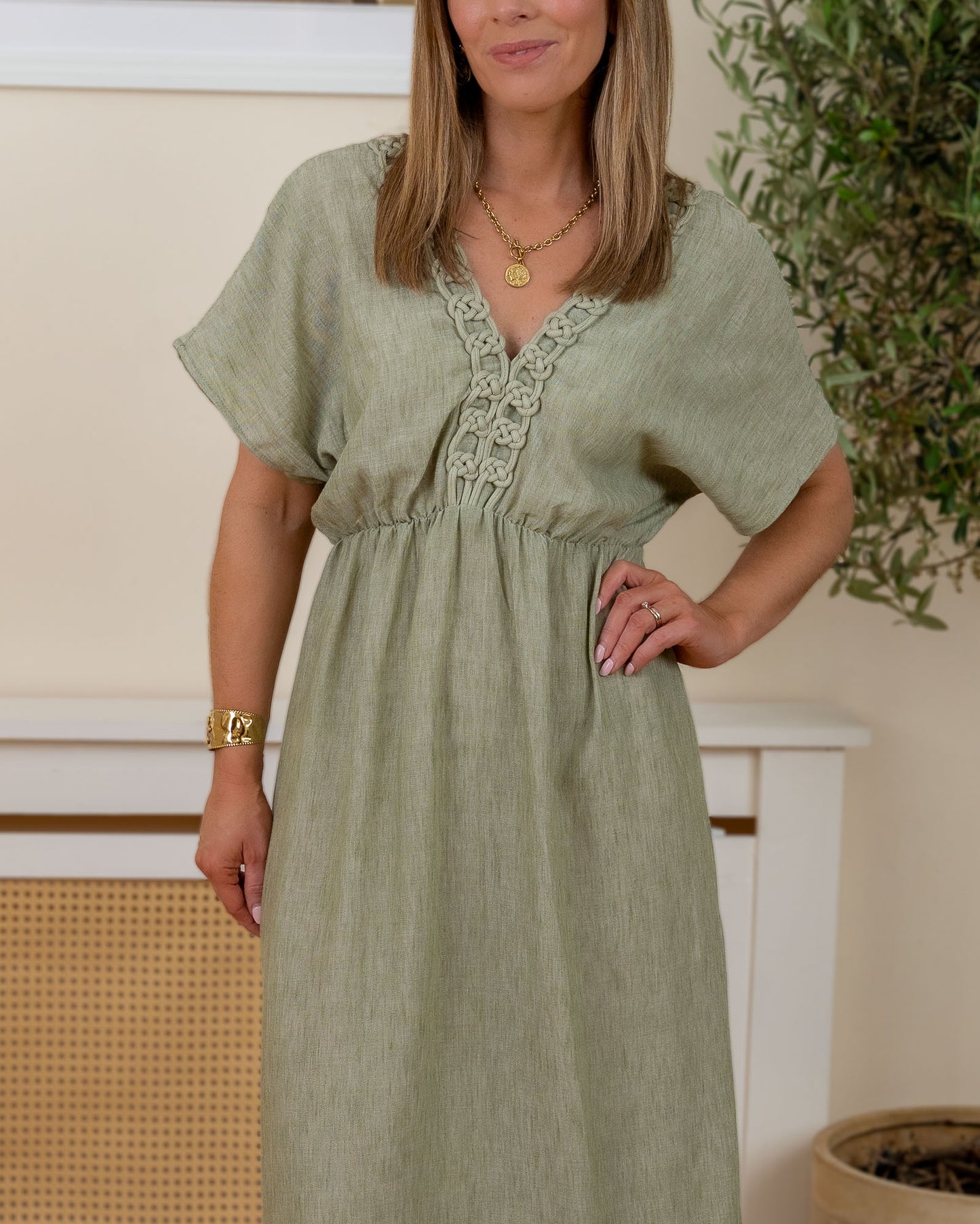 Green Mykonos Dress