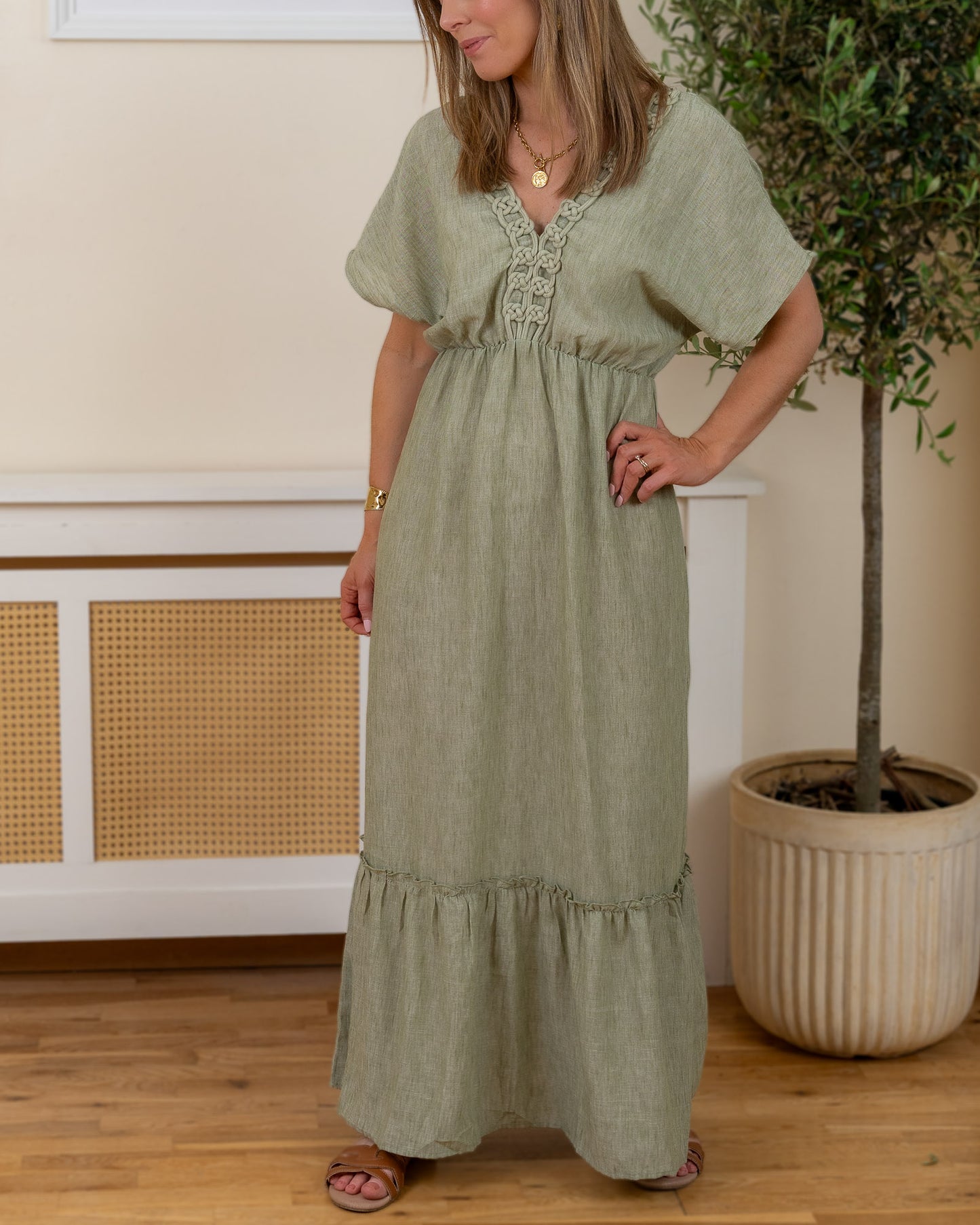 Green Mykonos Dress