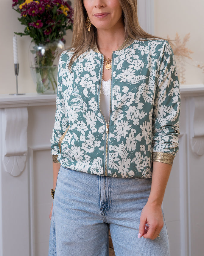 Green Tokyo bomber jacket