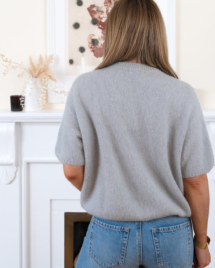 Grey Sophie Alpaca Jumper