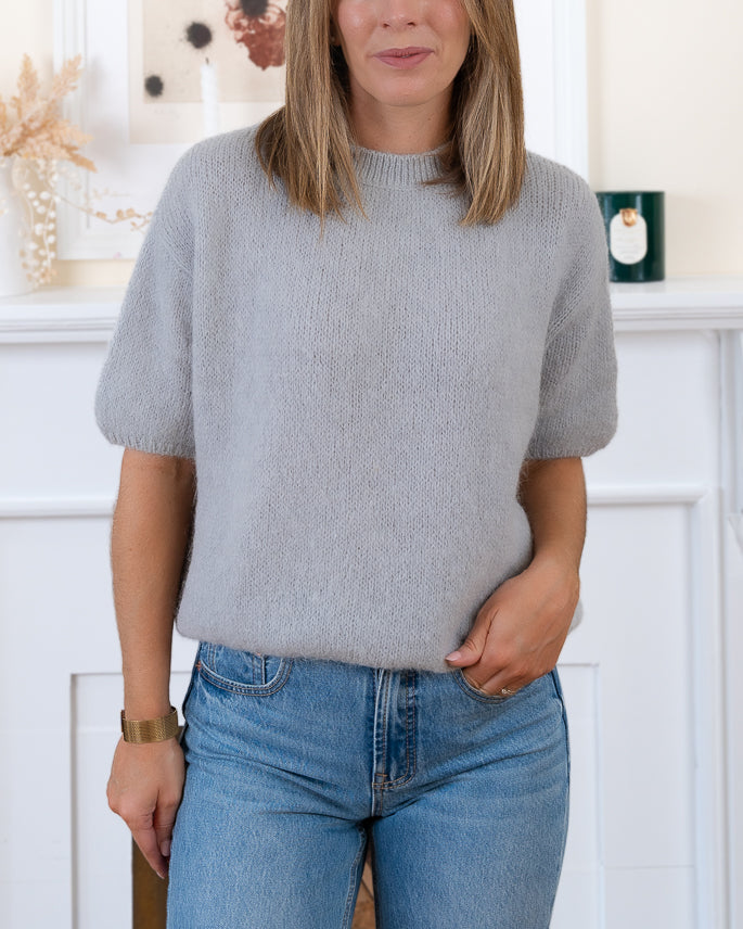 Grey Sophie Alpaca Jumper