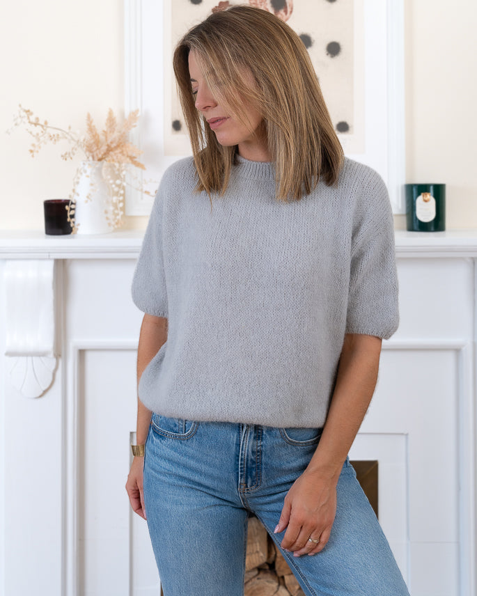 Grey Sophie Alpaca Jumper