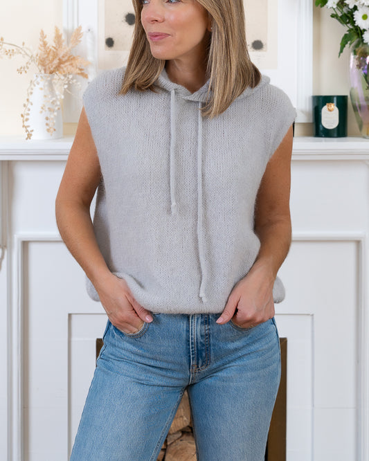 Grey Valentina Hoodie