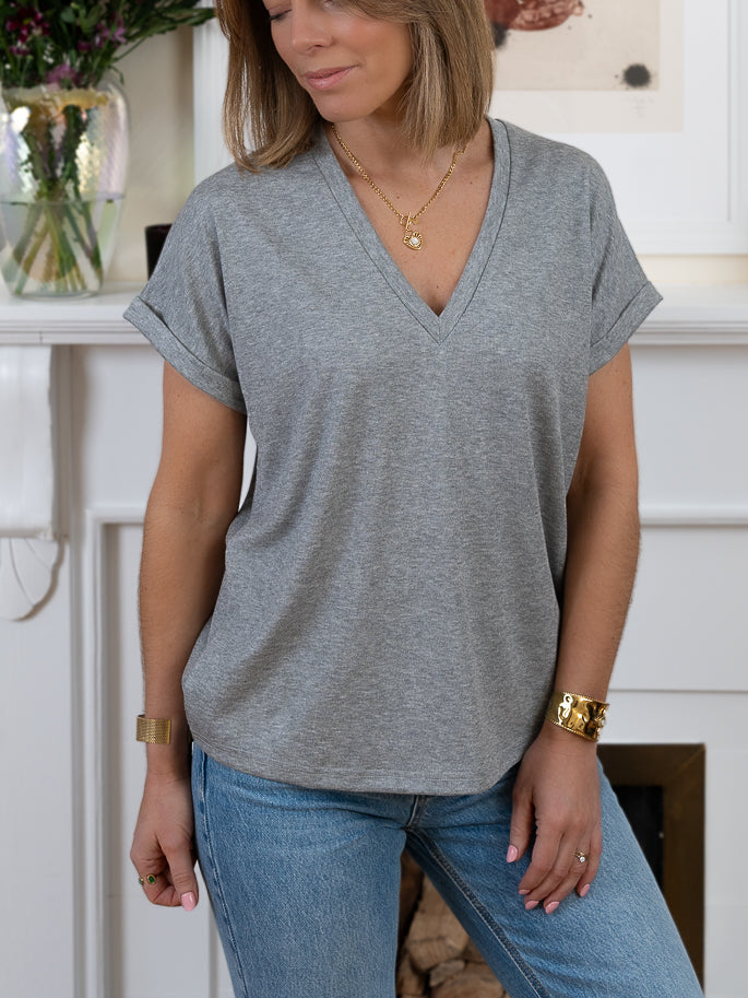 Grey Justine top