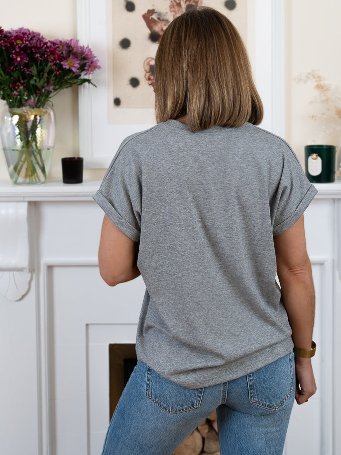 Grey Justine top