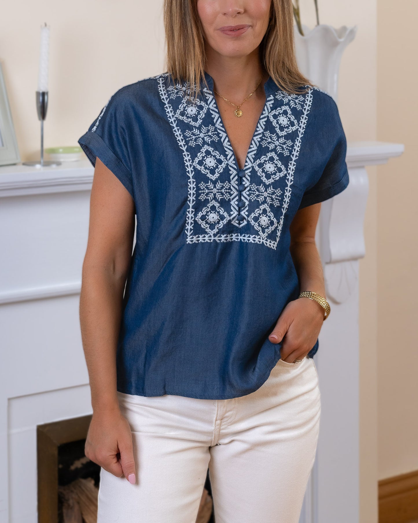 Indigo Shana Top