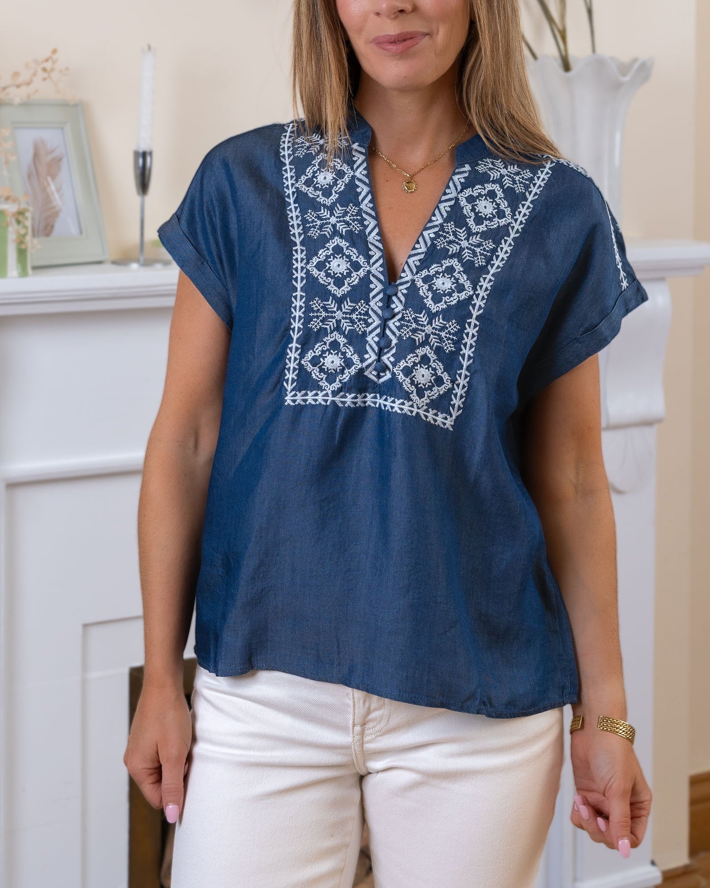 Indigo Shana Top