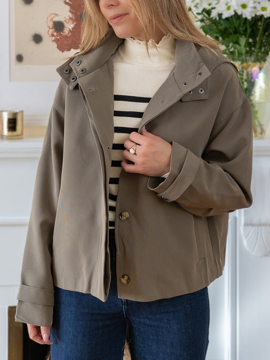 Khaki Harper Jacket