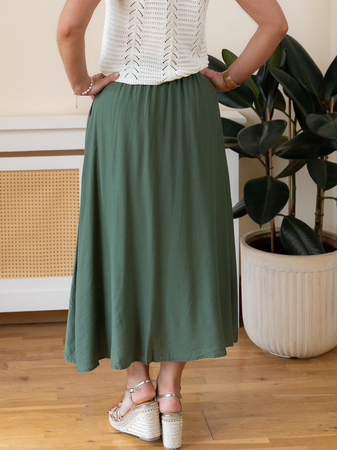 khaki Harriet Skirt