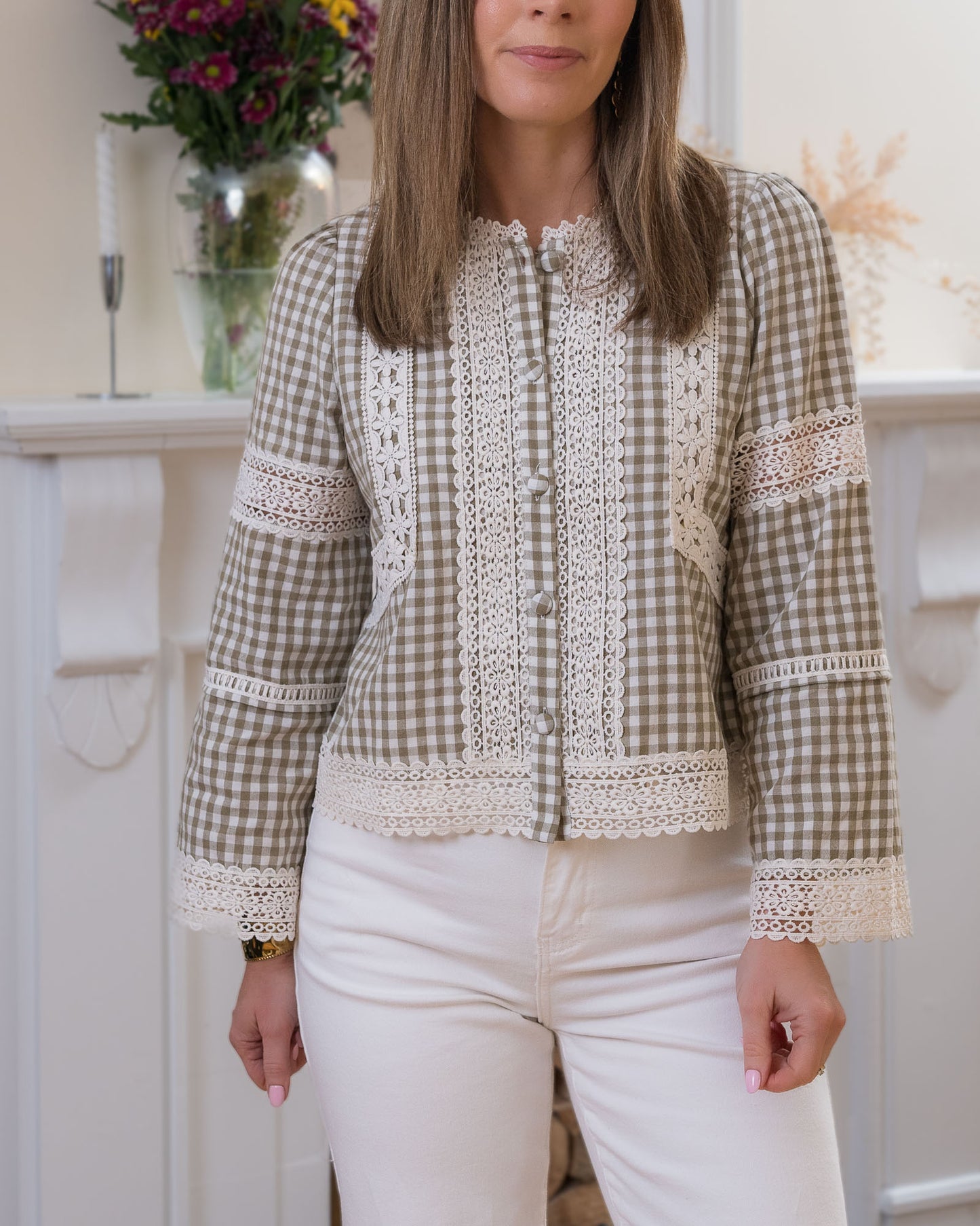Khaki Jade Blouse