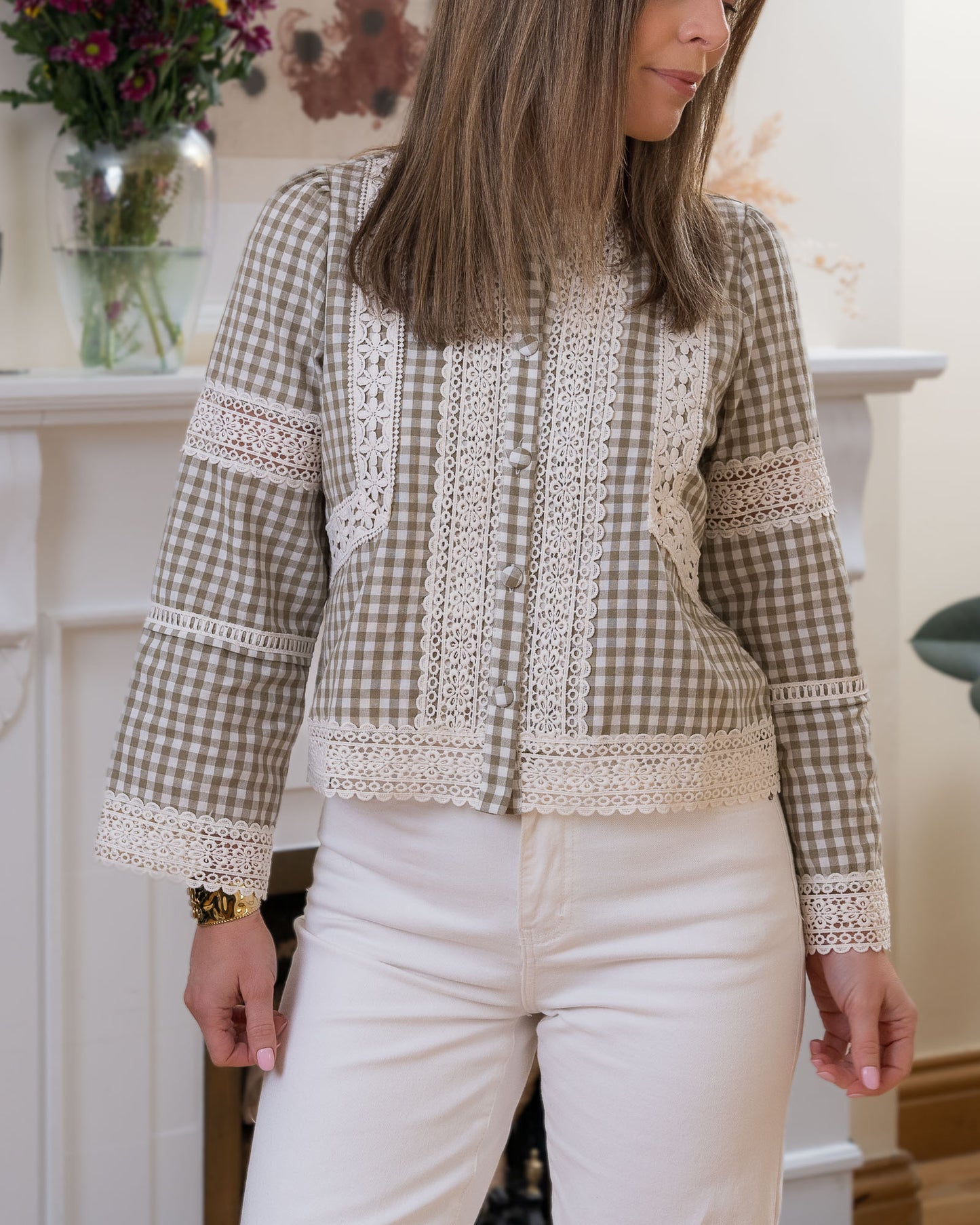 Khaki Jade Blouse