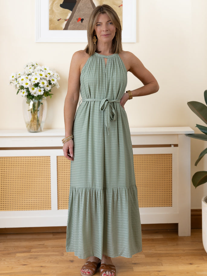 Khaki Sitges Dress