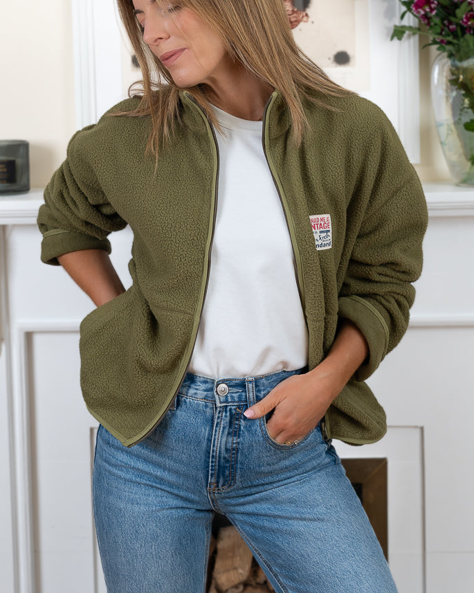 Khaki Sandy Fleece