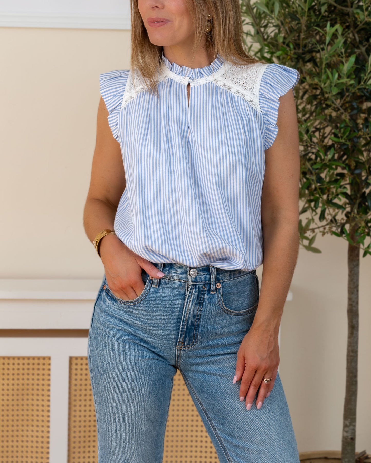 Light Blue Lulu Top