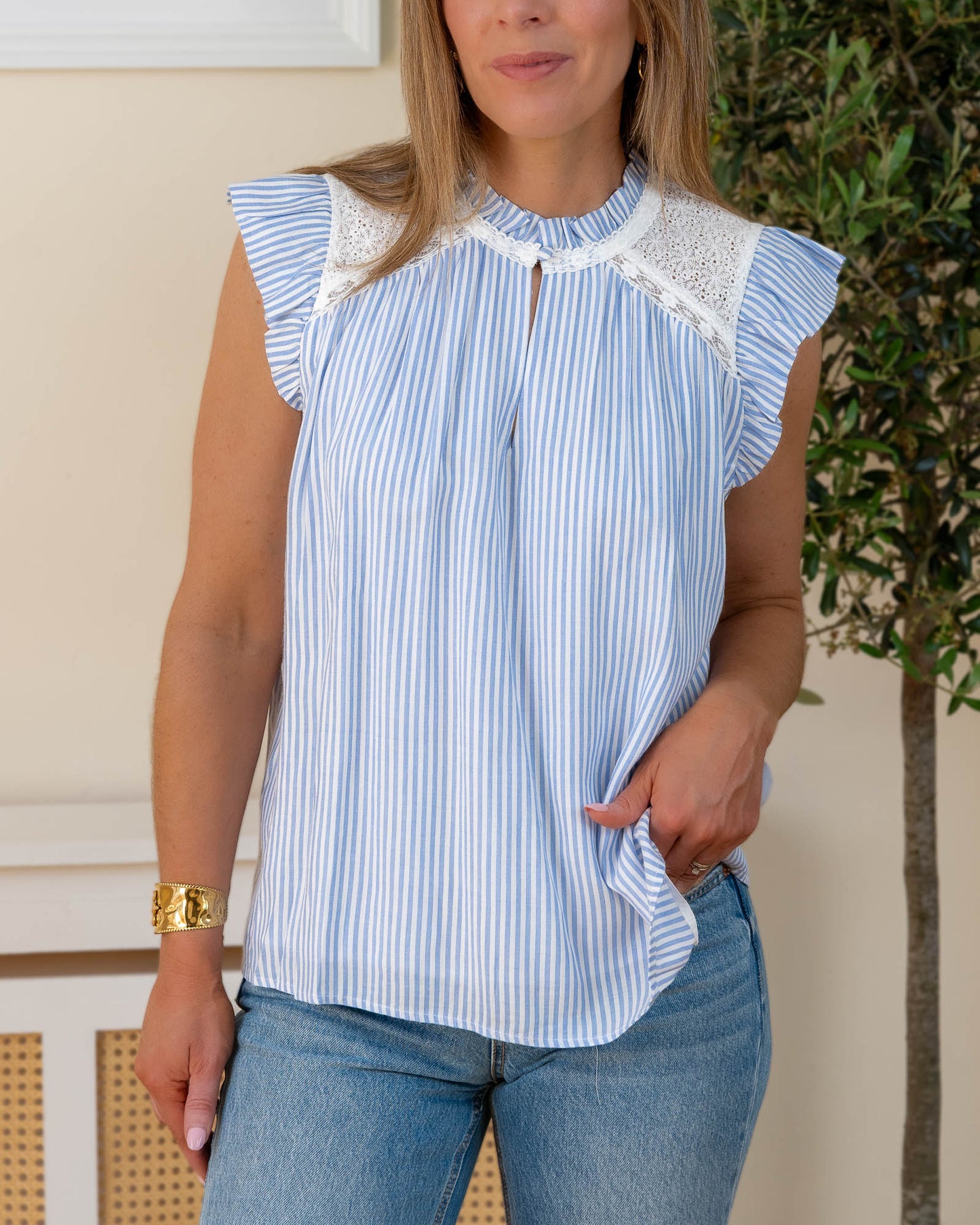 Light Blue Lulu Top