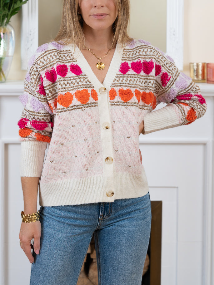 Lily heart Cardigan